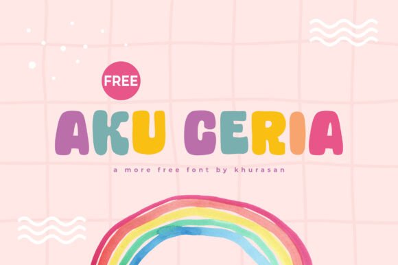Aku Ceria: A Modern Display Font for Web Design