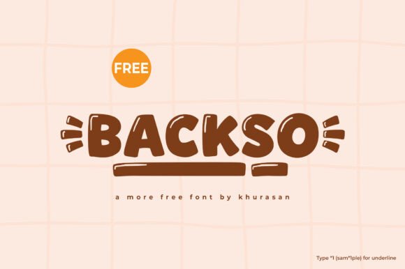 Backso: A Modern Typeface for Editorial Charm