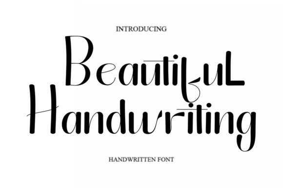 Beautiful Handwriting: A Playful Display Font for Web Design