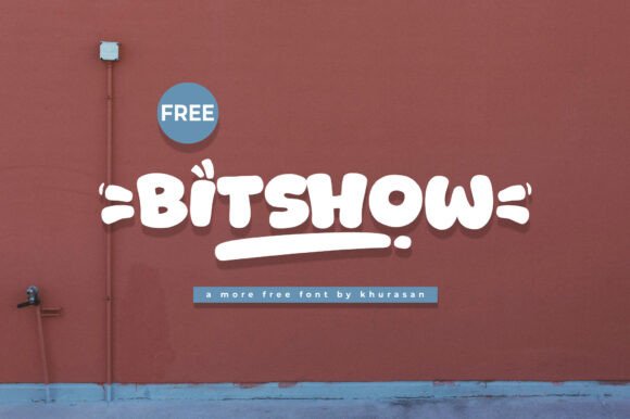 Bitshow: A Modern Cute Display Font for Makers