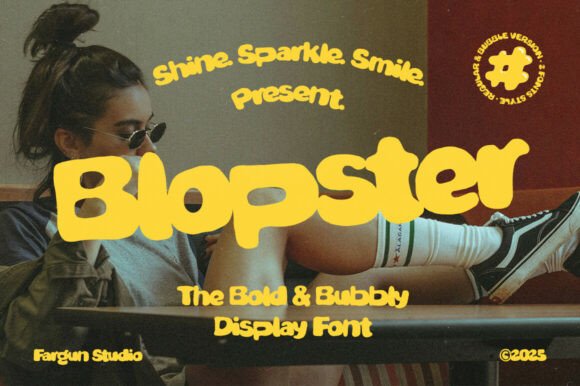 Blopster: The Playful Display Font for Makers