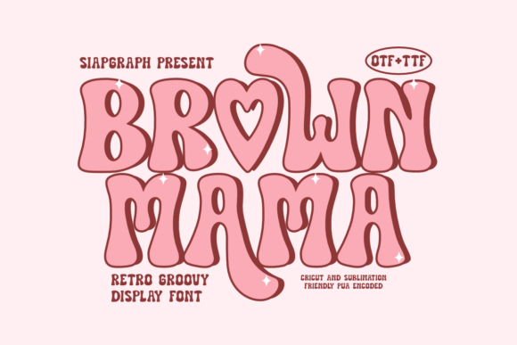 Brown Mama Font: A Bold Retro Typeface for Your Brand