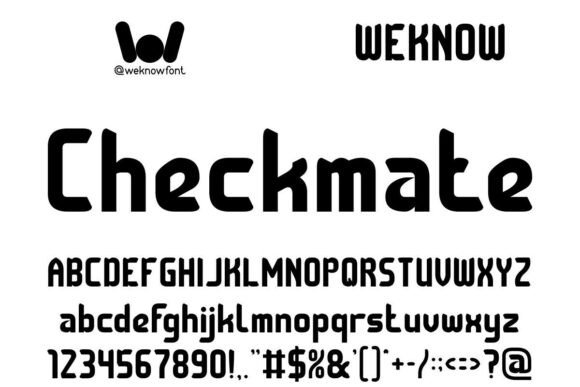 Checkmate Font Review: A Modern Gothic Display Typeface