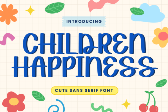 Children Happiness: The Cute Handwriting Font for Crafters