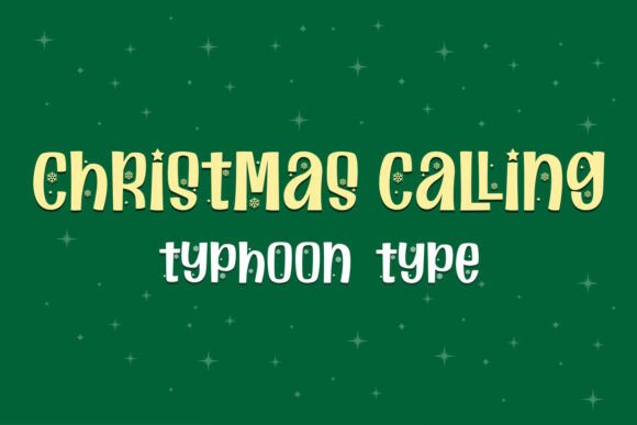 Christmas Calling: A Festive Display Font for Your Brand