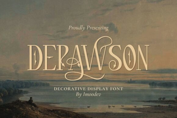 Depawson: A Vintage Luxury Display Typeface for Branding