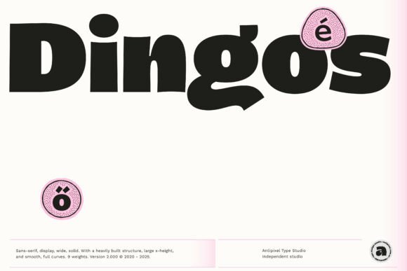 Dingos: The Energetic Display Font for Bold Campaigns