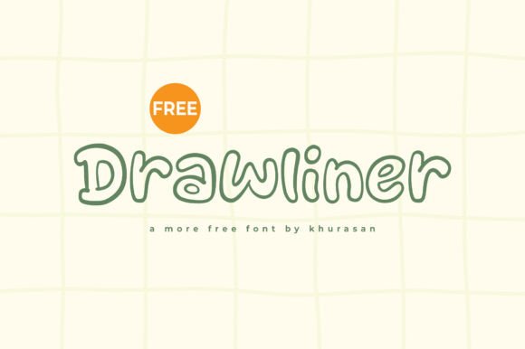 Drawliner: A Cute Display Font for Modern Branding