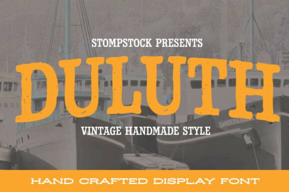 Duluth Font: A Rugged Typeface for Bold Branding