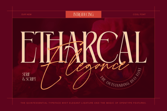 Ethareal Elegance: A Premium Display Font for Brand Campaigns