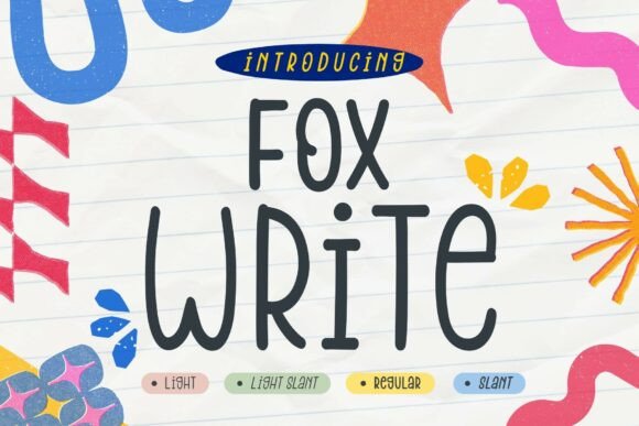 Fox Write: The Cheerful Display Font for Viral Campaigns
