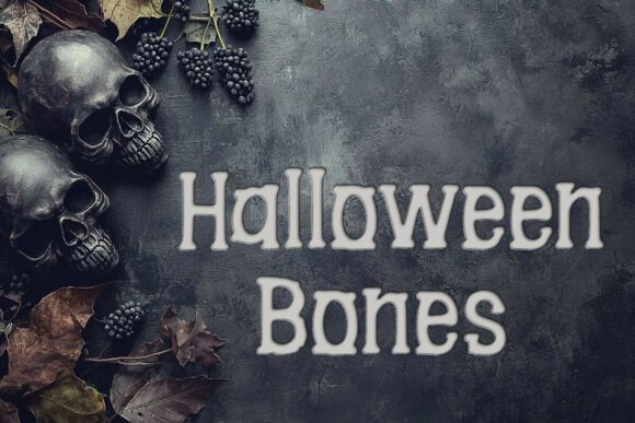 Halloween Bones: A Spooky Display Font for Campaigns
