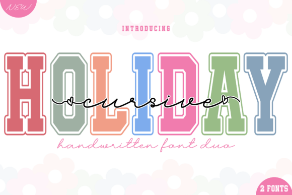 Holiday Cursive Font for Elegant Small Business Branding