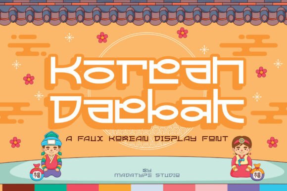 Korean Daebak: A Bold Display Font for Editorial Impact