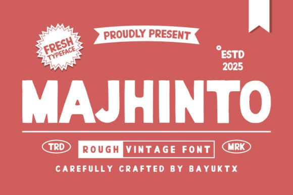 Majhinto Font Review: A Vintage Typeface for Authentic Branding