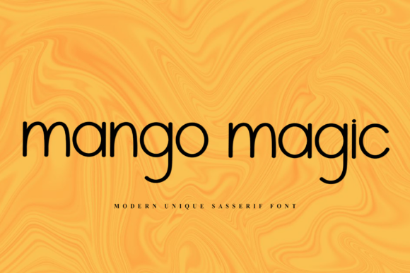 Mango Magic: A Festive Display Font for Holiday Branding
