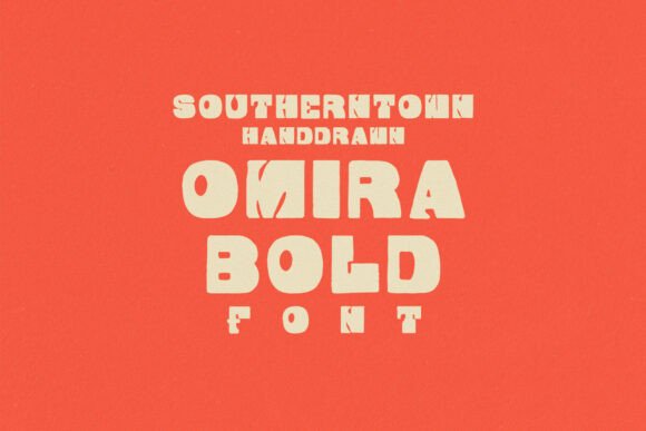 Omirabold Bold: A Hand-Drawn Vintage Display Font for Modern Editors