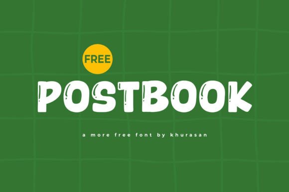 Postbook: The Modern Display Font for Crafters