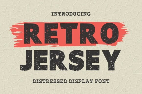 Retrojersey Regular: A Grunge Display Font for Bold Campaigns