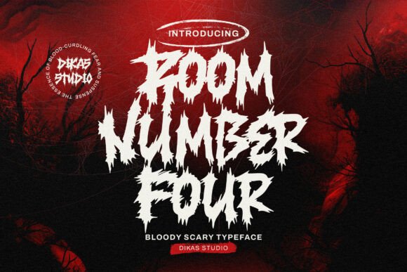 Room Number Four: A Terrifying Display Font for Editorial Impact