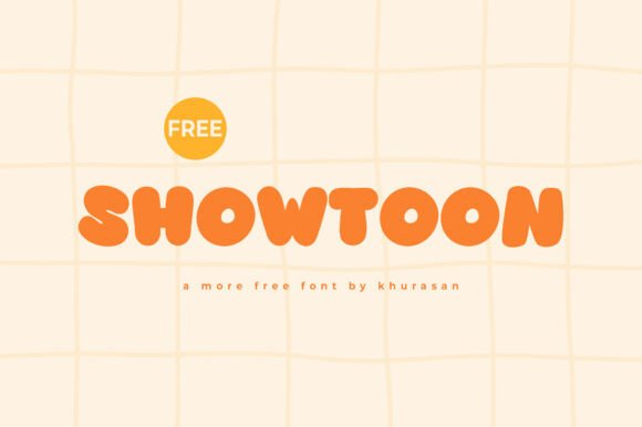 Showtoon: A Modern Cute Font for Editorial Design