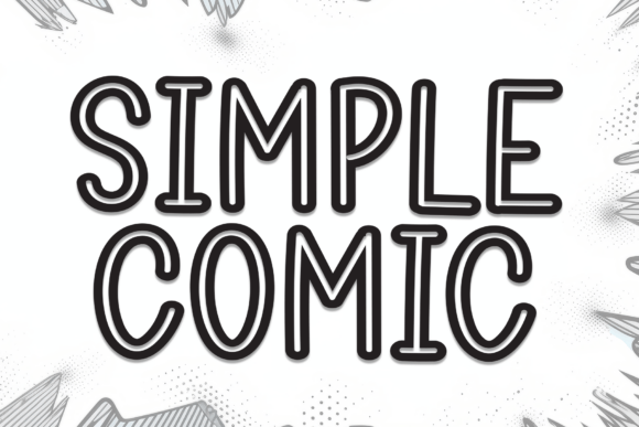 Simple Comic: A Charming Display Font for Sweet Designs