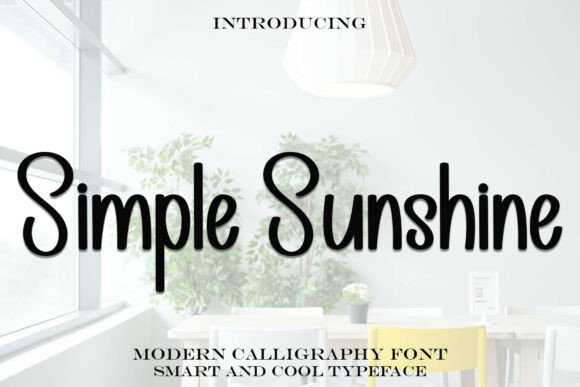 Simple Sunshine Font: A Joyful Typeface for Branding