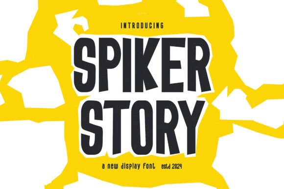 Spiker Story: A Neat Display Font for Branding