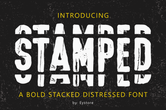 Stamped: The Bold Industrial Typeface for Branding