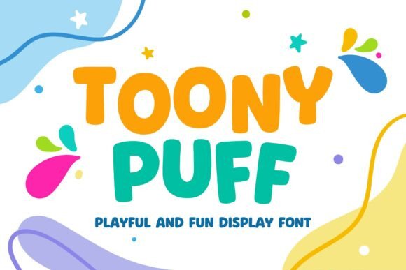 Toony Puff: A Cheerful Display Font for Makers