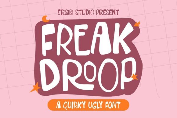 Using Freak Droop Font for Bold Brand Identity
