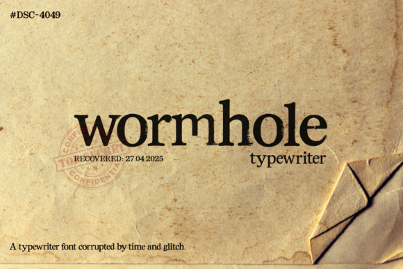 Wormhole: A Vintage Display Font for Makers